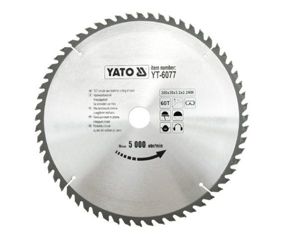 Yato Visiting Tool Saw 300X30mm 60-Tooth 6077