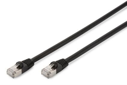 Digitus Professional - Patchkabel - Rj-45 (Stecker) Auf Rj-45 (Stecker) - 5 M - Sftp - Cat 6 - Gebootet, Outdoor, Knotenfrei - Schwarz