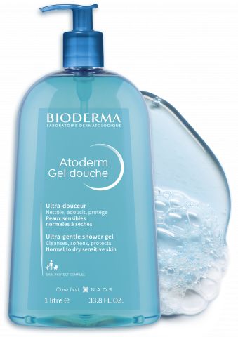 Bioderma Atoderm Gentle Shower Gel Nourishing Shower Gel For Dry Skin 500 Milliliters