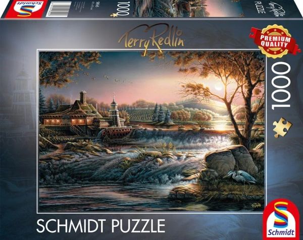 Schmidt Spiele Puslespil - 1000 Brikker - Terry Redlin: Lights in the Wild