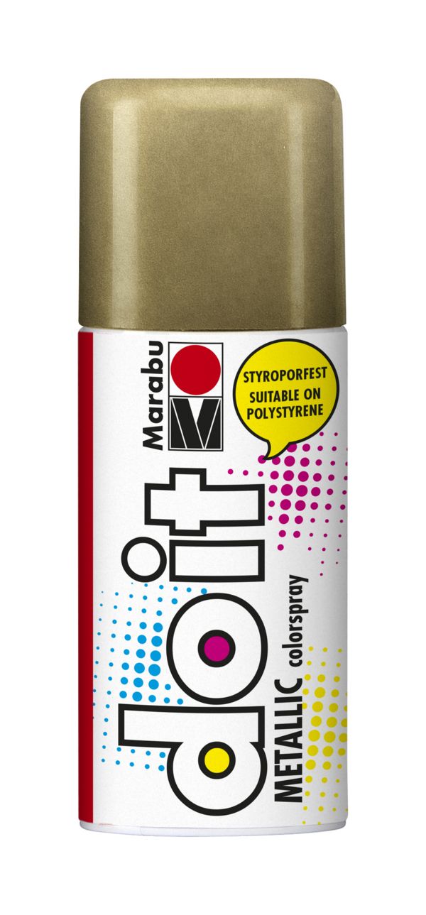 Marabu 21074006784, Gold, Sprühfarbe, Flüssigkeit, 150 Ml, 1 Stück(E)