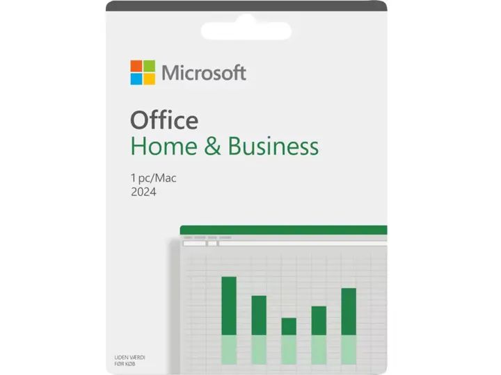 Microsoft Office Home and Business 2024 - Bokspakke - 1 PC/Mac - mediefri - Win, Mac - Norsk - Eurozone
