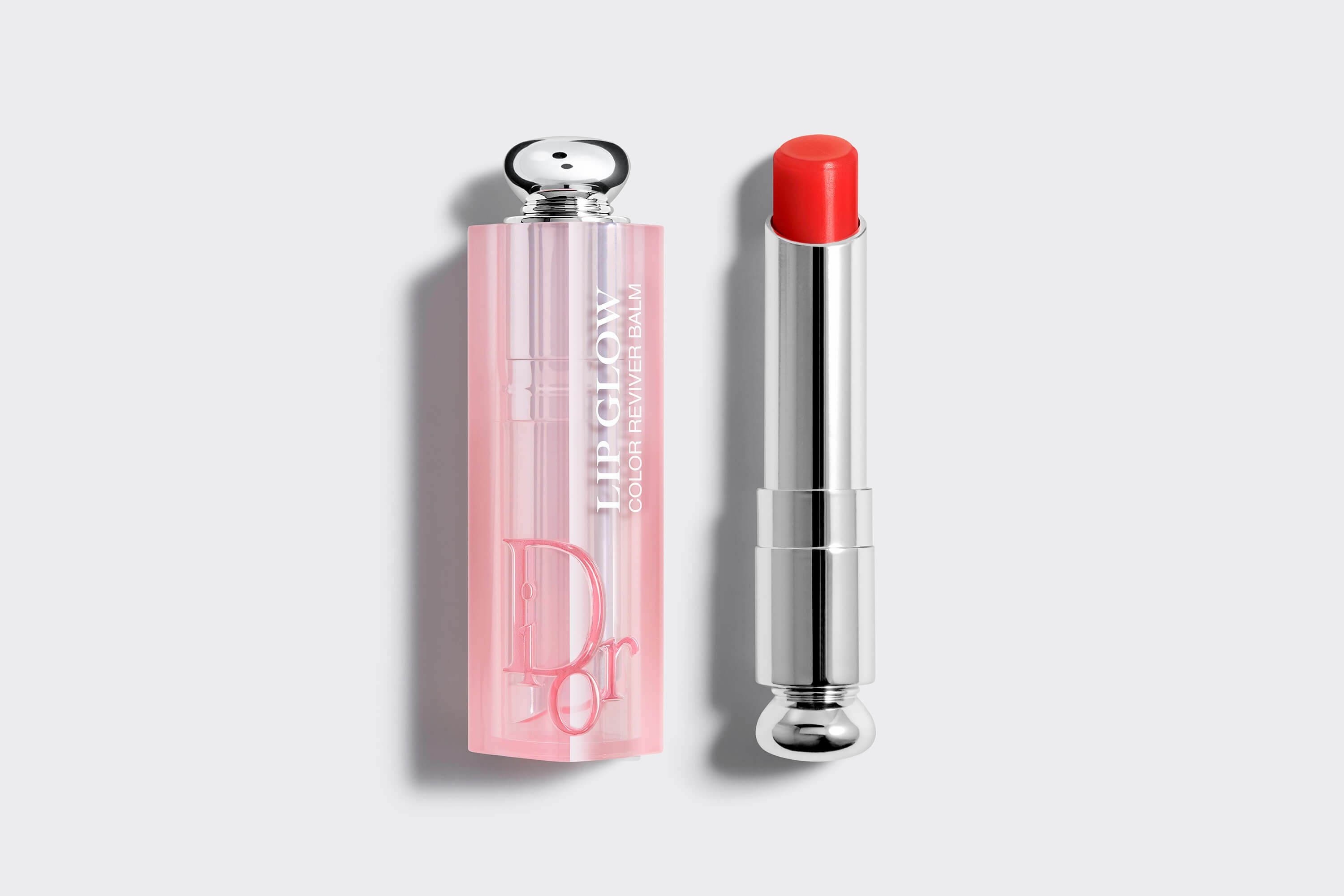 Dior Addict Lip Glow, Læbepomade, Rød, Unisex, Almindelig Hud, Kirsebærolie, Fugtende, Opfriskende