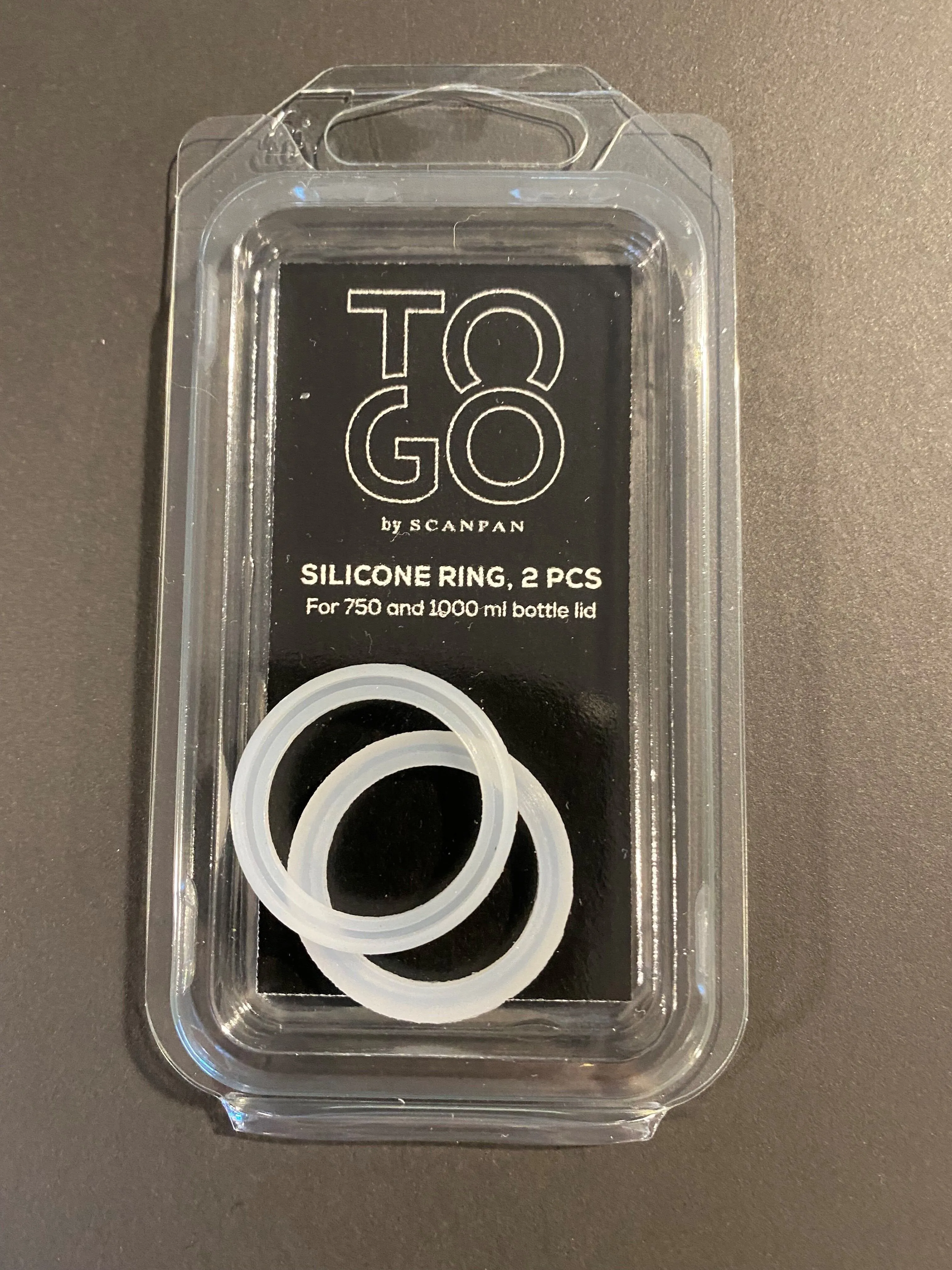 Scanpan Silikoneringe til 750/1000 ml flaske, 2 stk.