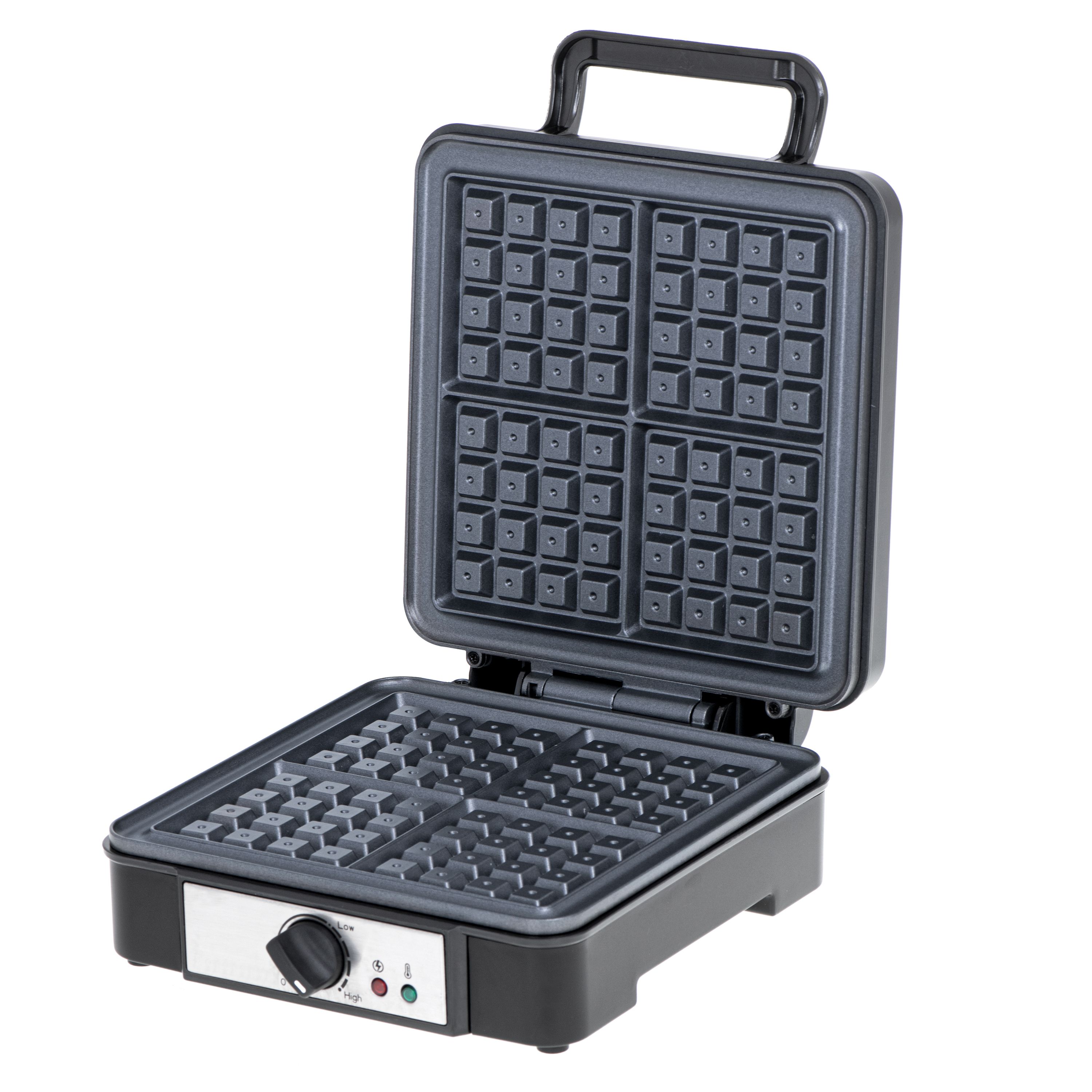 Adler AD 3049, 4 Waffel(n), Quadratisch, Schwarz, 1800 W, 245 mm, 315 mm