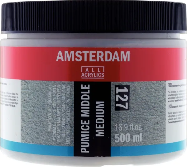 Amsterdam Pumice middle medium 127 jar | Skola & Hobby - Konstmaterial - Tillsatser | GameStuff