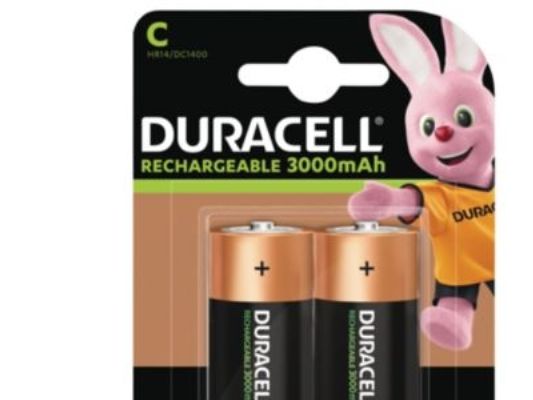 Batteri Duracell uppladdningsbart C 3000mAh 2 st/förpackning | EL Artiklar - Batteri - Uppladdningsbara batterier | GameStuff