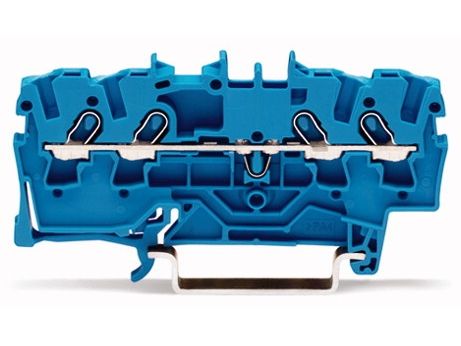 Wago Schienen-Klemmblock 4-Leiter 1,5Mm2 Blau Topjobs (2001-1404)