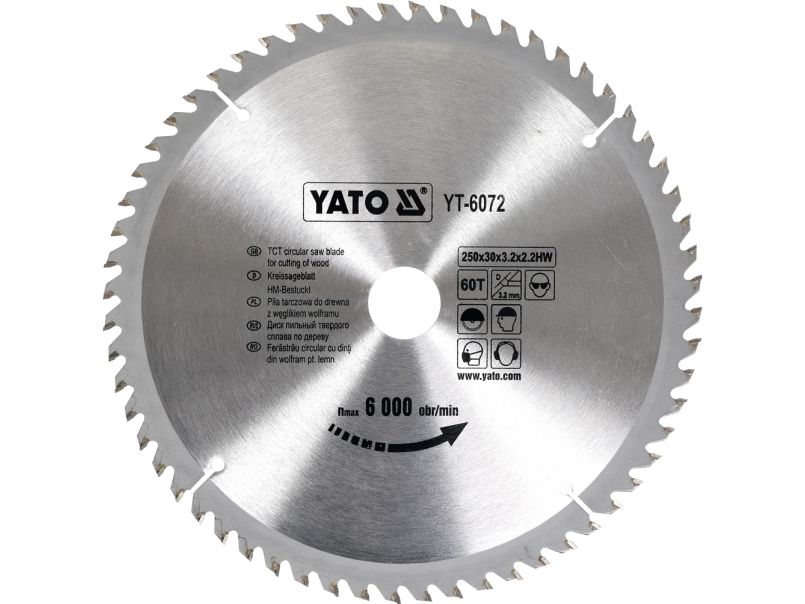Yato Skæresavsklinge Widia 250*60*30 6072