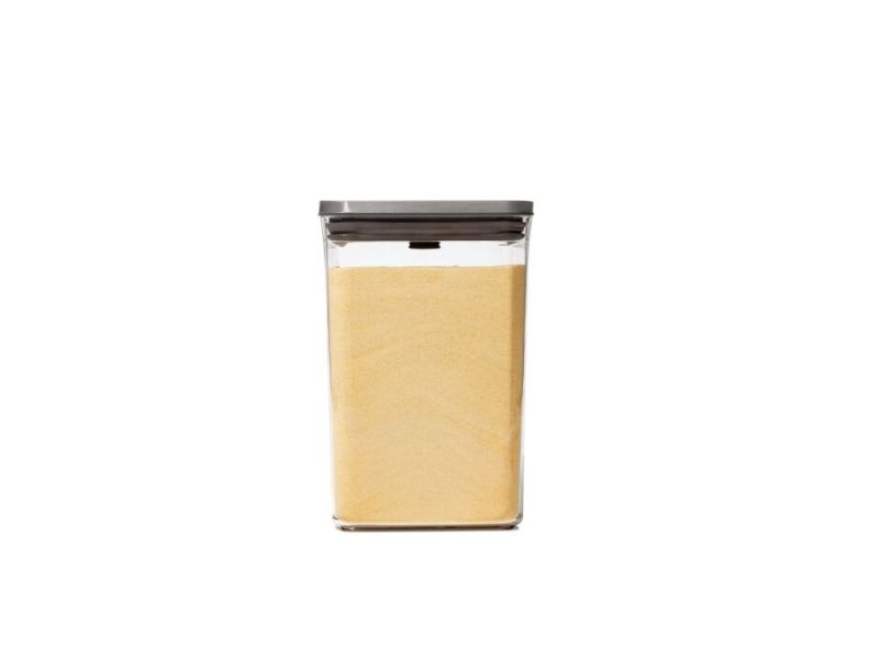 OXO 3118200, Universal beholder, 4,2 L, Plast, Silikone, Rustfrit stål, Transparent, Aftageligt låg, Rektangulær