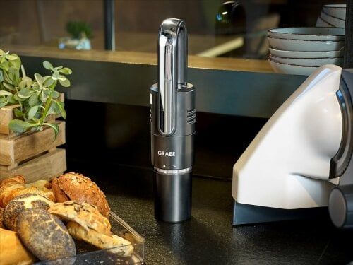 Graef Crumbchef Kc 502, Dry, Hepa, Filtrering, Poseløs, Sort, Batteri
