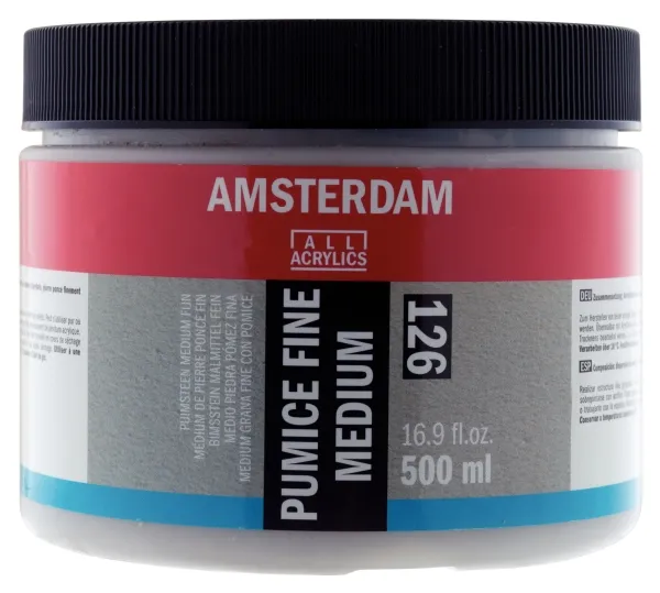 Amsterdam Pumice fine medium 126 jar | Skola & Hobby - Konstmaterial - Tillsatser | GameStuff