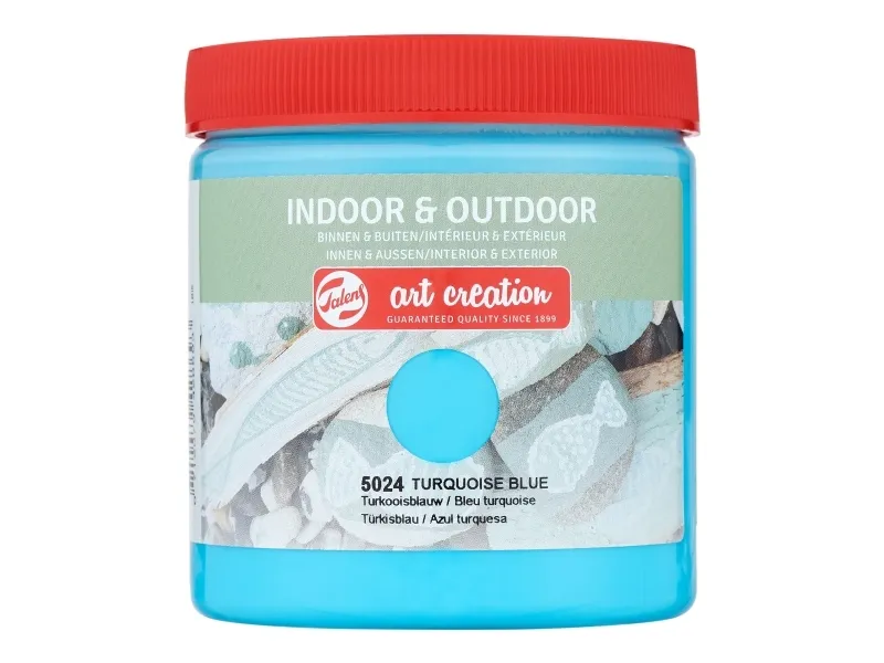Talens Art Creation Indoor & Outdoor Jar Turquoise Blue 5024 | Skola & Hobby - Konstmaterial - Akryl & Akvareller | GameStuff