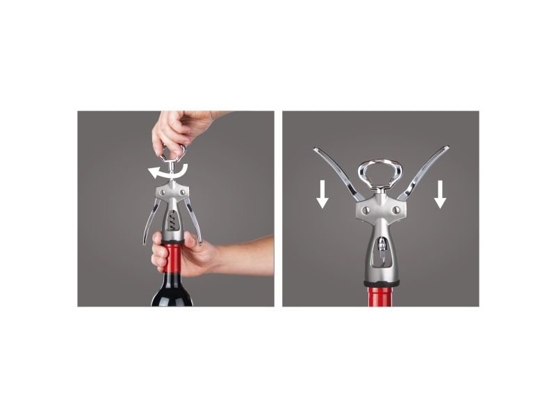 Vacuvin Lifting Cork Screw, Rustfrit Stål Vacu Vin