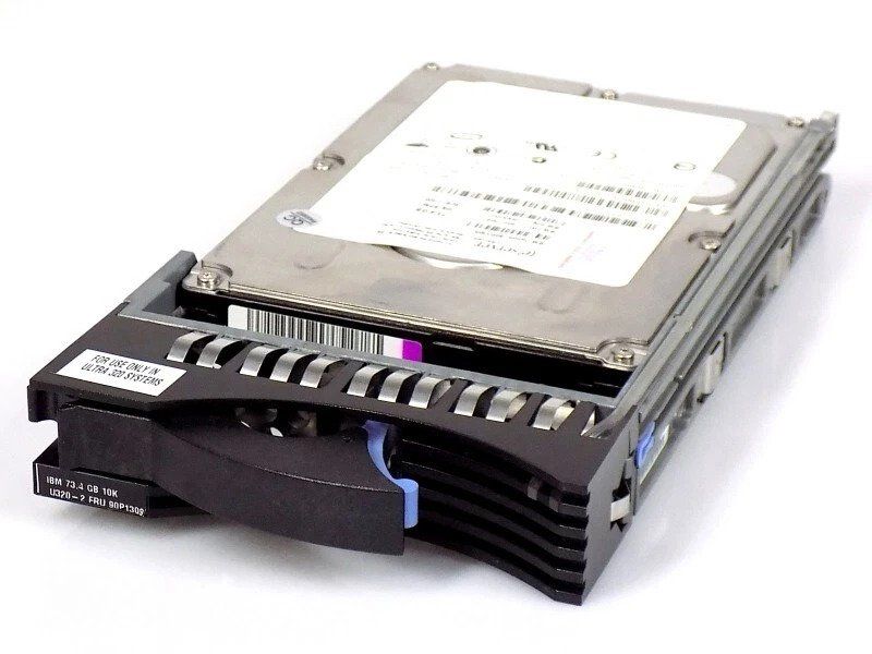 Lenovo - Harddisk - 73.4 GB - hot-swap - 3.5 - Ultra320 SCSI - 80-pin Centronics (SCA-2) - 15000 rpm - buffer: 8 MB - for eServer 326  eServer xSeries 226  236  336  346  BladeCenter HS20