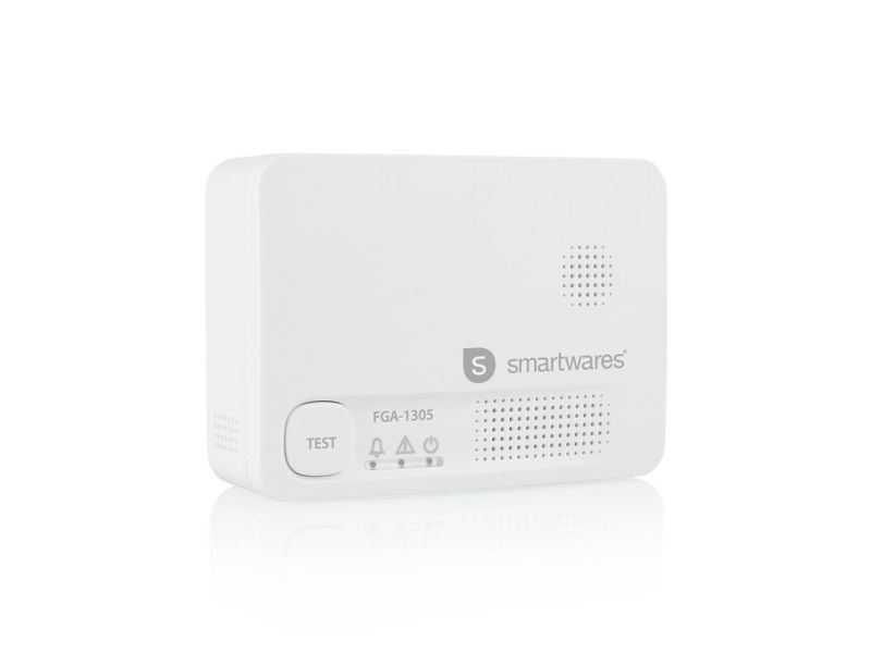 Smartwares FGA-13051, Carbon monoxide (CO), Hjem, Kontor, 40 m2, 85 dB, 10 År, Hvid