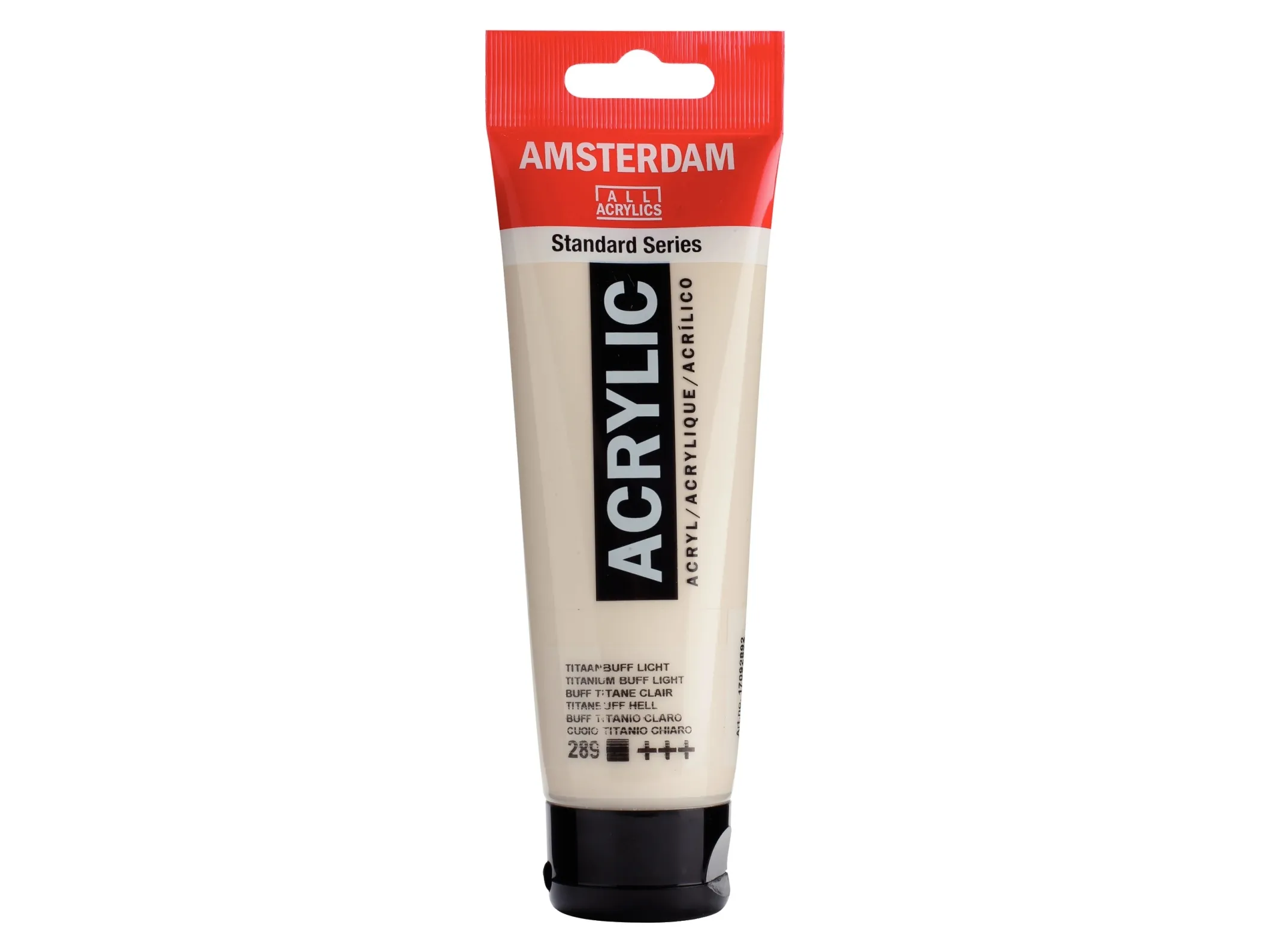 Amsterdam Standard Series Acrylic Tube Titanium Buff Light 289 | Skola & Hobby - Konstmaterial - Akryl & Akvareller | GameStuff