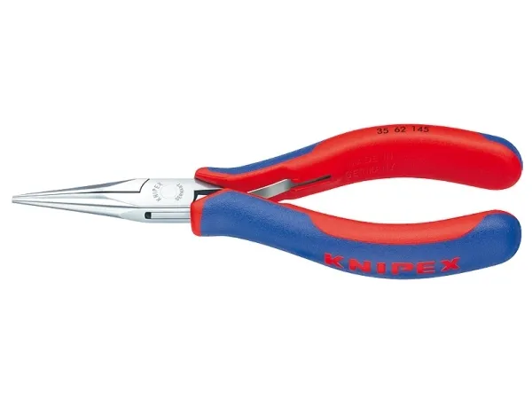 Knipex 35 62 145, Nåltänger, Stål, Plast, Blå, Röd, 145 mm, 103 g | Verktyg & Verkstad - Tänger - Rör- och Elektronikgriptång | GameStuff