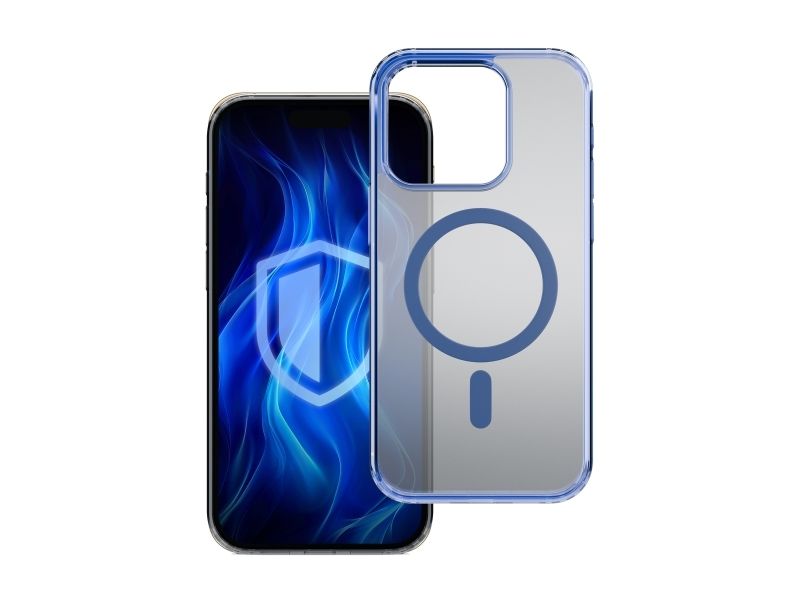 3Mk Frosty Mag Apple Iphone 16 Pro Tasche Blau
