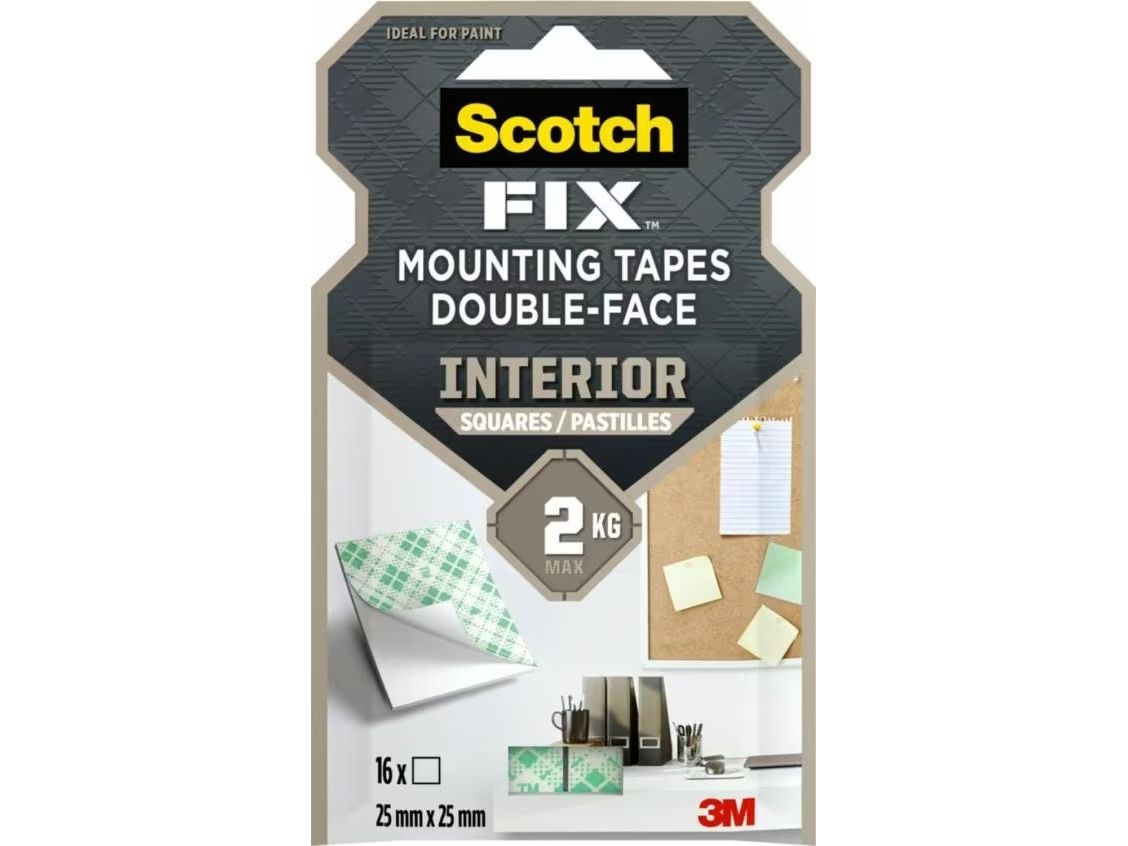 Scotch Weiss Klebeband, Innenmontagequadrate (25 Mm) - Image 3