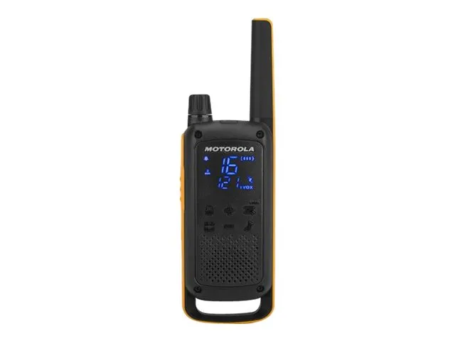 Motorola Talkabout T82 Extreme - Twin Pack - bärbar - tvåvägsradio - PMR - 446 MHz - 16-kanals - svart, gul (paket om 2) | Tele & GPS - Hobbyradio - Walkie talkie | GameStuff