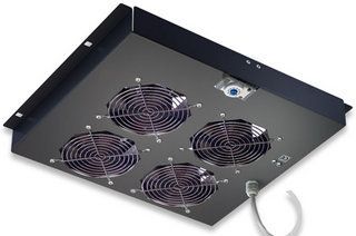 Intellinet 4 Fan Ventilation Unit, Ventilator, Sort, Stål, 48,3 Cm (19")