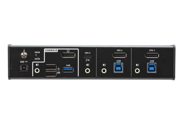 ATEN CS1953 - Omkopplare för tangentbord/video/mus/ljud/USB - 3 x KVM/ljud/USB - 2 lokala användare - skrivbordsmodell | Datortillbehör - KVM & Switchar - Switchar | GameStuff