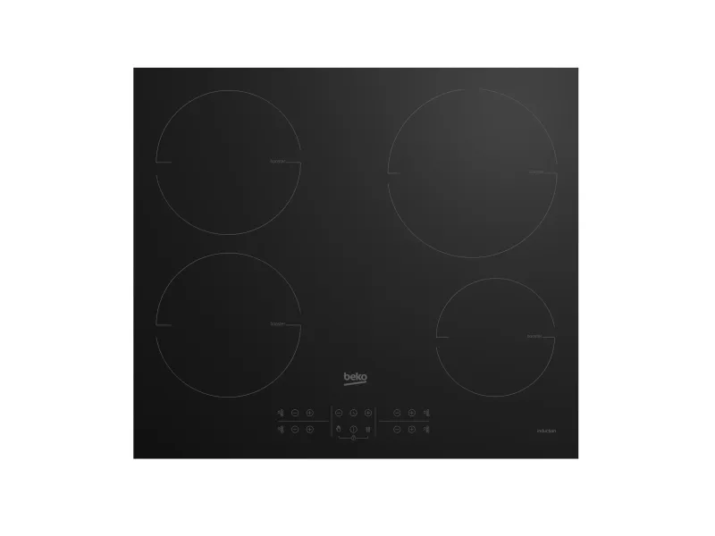 Beko HII64200MT - Induktionshäll - 4 kokplattor - Fördjupning - bredd: 56 cm - djup: 49 cm - svart | Vitvaror - Spishäll | GameStuff