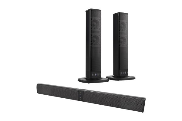 Xoro HSB 55 soundbar med Bluetooth 5.0, TWS og batteri 4.000 mAh - sort