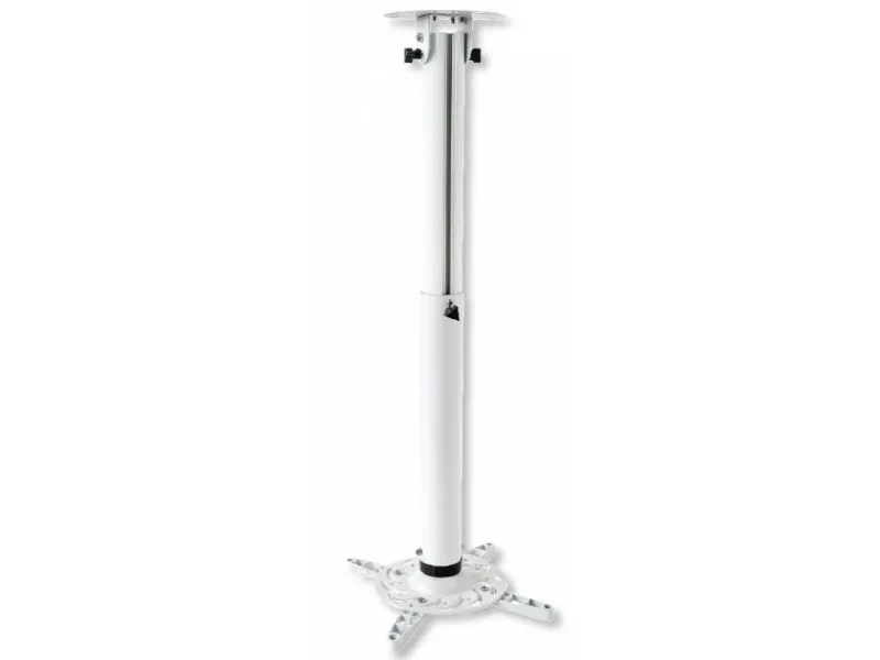 TECHly - Beslag - for projektor - aluminium, stål - hvid - loftsmonterbar