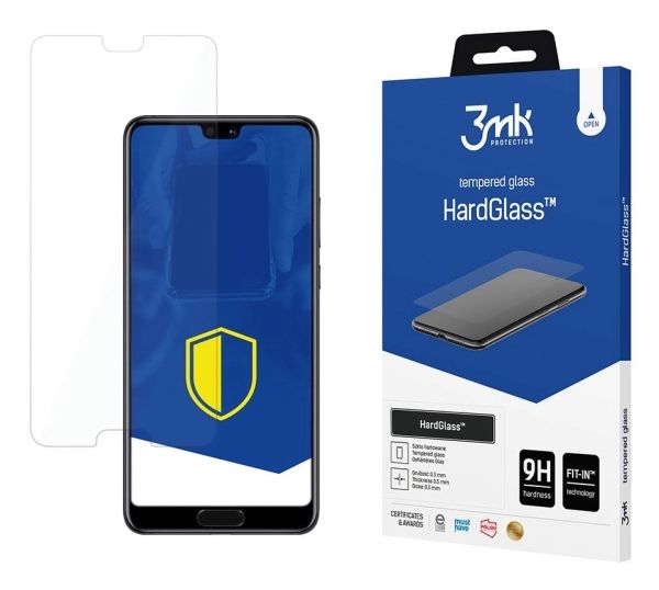 3Mk Hardglass, Huawei, P20, Schlagfest, Kratzresistent, Durchscheinend, 1 Stück(E)