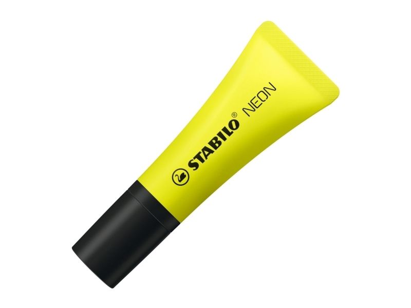STABILO Neon Overstregningspen Gul - (10 stk.)