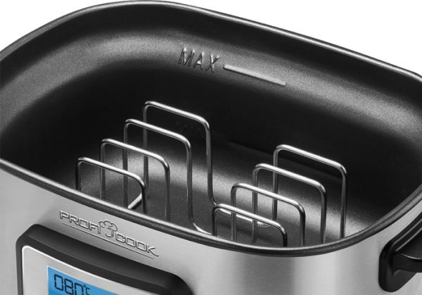 Proficook Pc-Sv 1112 - Vakuummadlavningsapparat - 8 Liter - 520 W - Rustfrit Stål/Sort