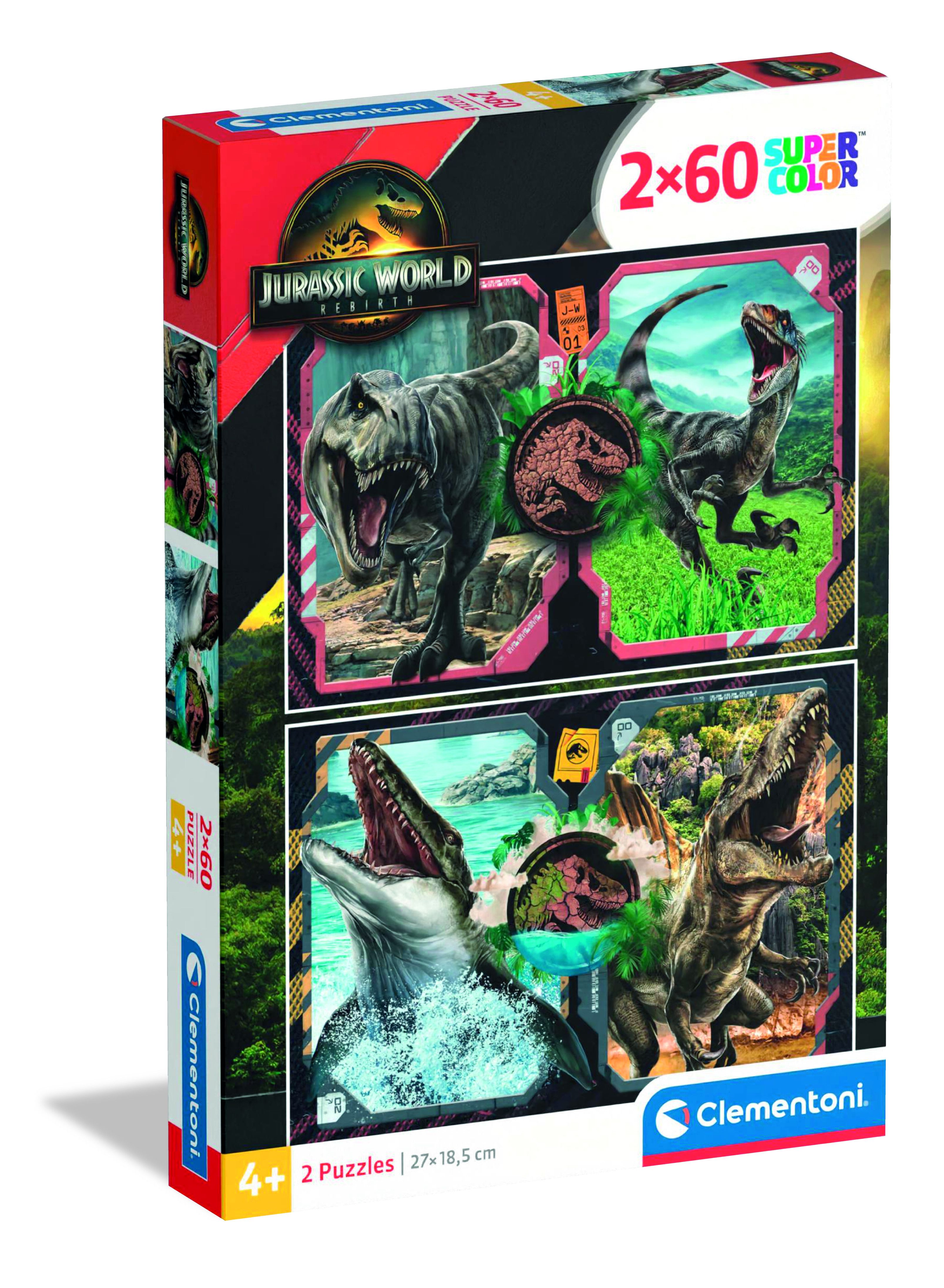 Puzzle „Jurassic World 2025“, 2 × 60 Teile