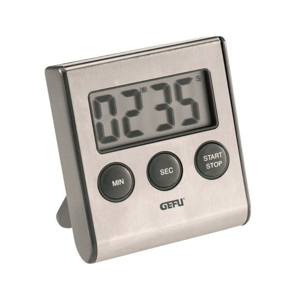 Gefu Küchenboss Schwarz/Silber Digital-Timer – – Ca.1,9X7,2X6,5Cm - Image 7