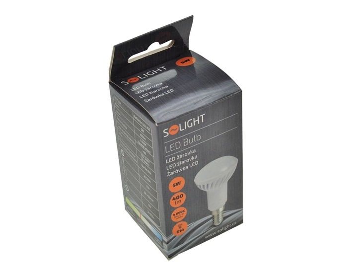 Solight Led Reflector Bulb, R50, 5W, E14, 4000K, 440Lm, White Design