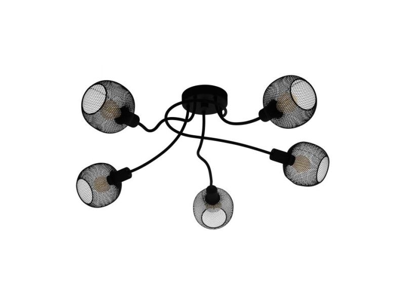 Eglo Wrington 1 Loft 5Xe14 Ø755 Sort