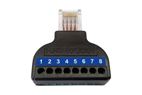 Wantec splitter 2wIP til 4 linjer/kun 5627 anvendelig, Sort