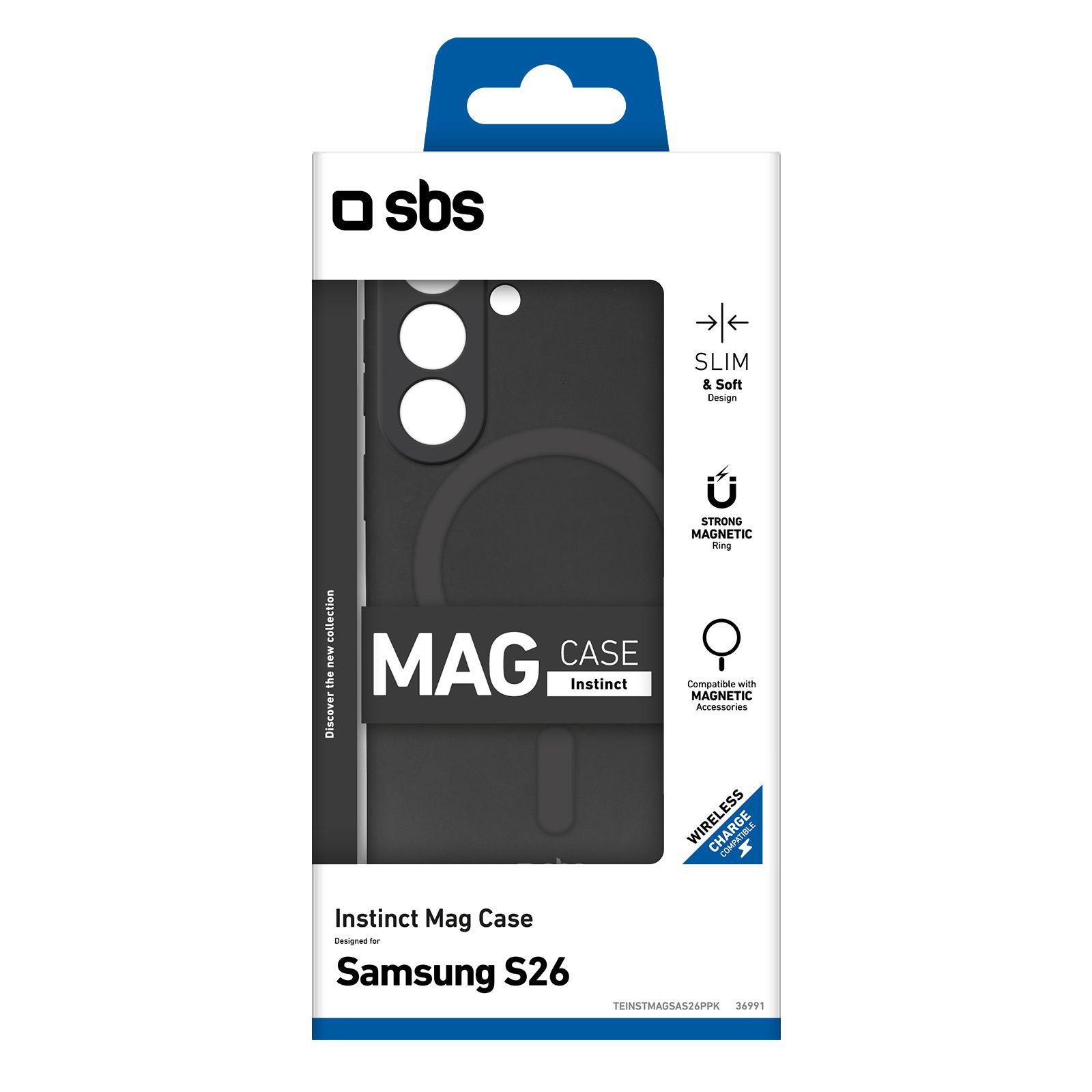 Sbs Teinstmagsas26k, Cover, Samsung, S26, 16 Cm (6.3"), Sort