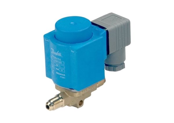 Danfoss EVR 6 Flare, 3/8 Magnetventil, Flare, 3/8'', NC, 1,000 m3/h