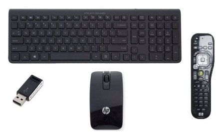 Hp Wireless Sydney-Melbourne - Dongle - Remote Control Sp Ro, Volle Größe (100%), Kabellos, Rf Wireless, Qwerty, Schwarz, Maus Enthalten