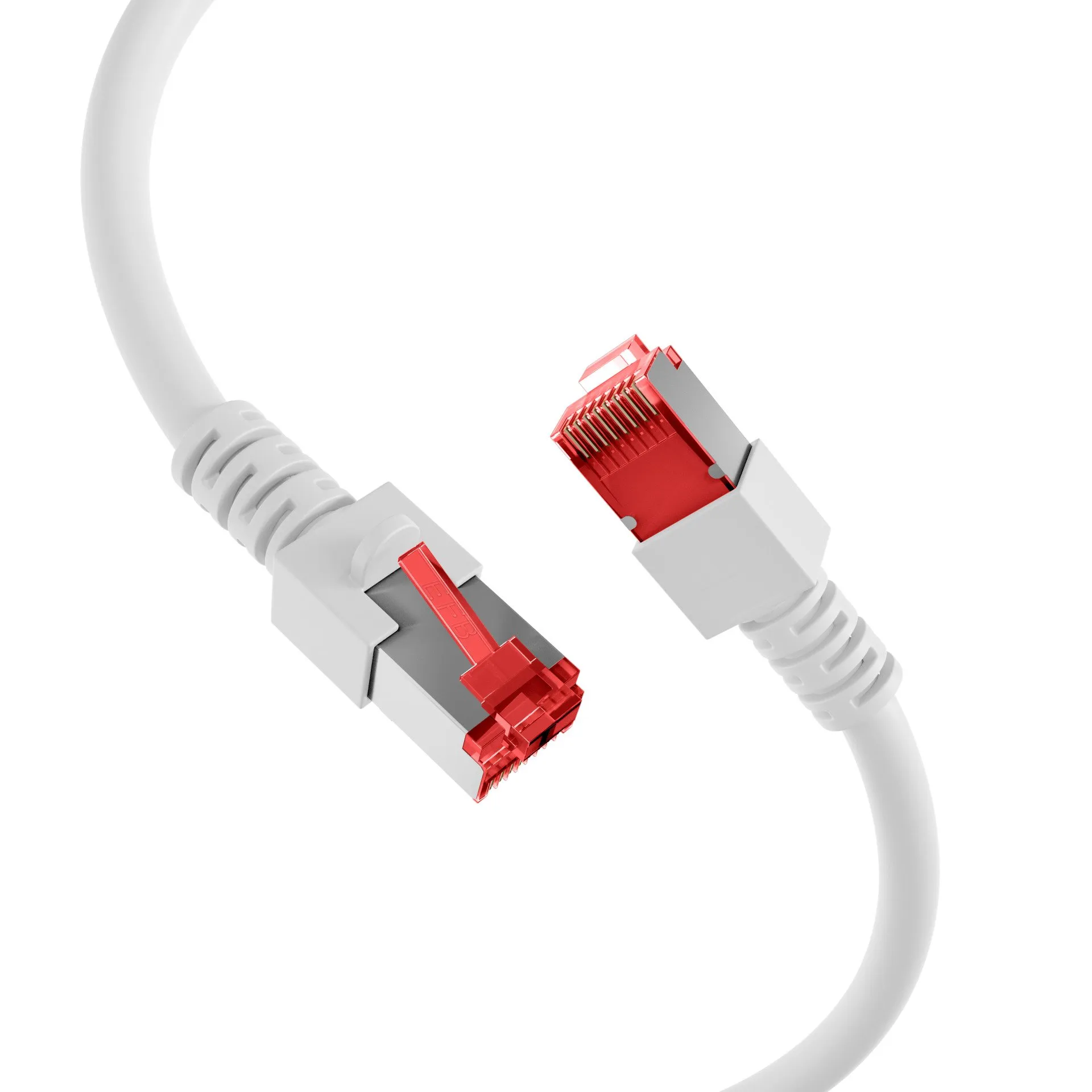 Patchkabel RJ45, CAT6 250Mhz, 3m weiss, S-STP(S/FTP), LSOH