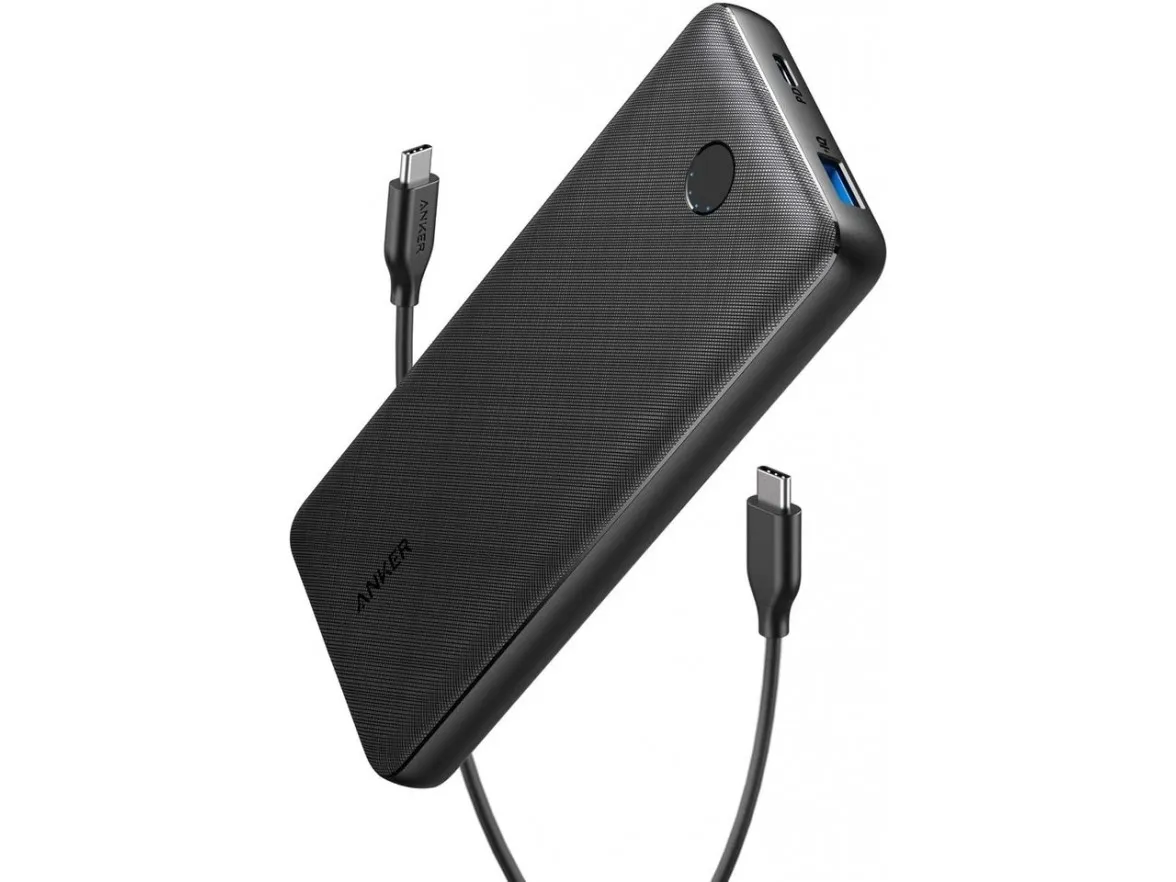 Anker PowerCore III Sense 20000 - Strömförsörjningsbank - 20000 mAh - 20 Watt - 3 A - IQ, IQ 3.0, PD - 3 utdatakontakter (USB, 24 pin USB-C) - svart | Tele & GPS - Batteri & Laddare - Strömförsörjningsbanker | GameStuff