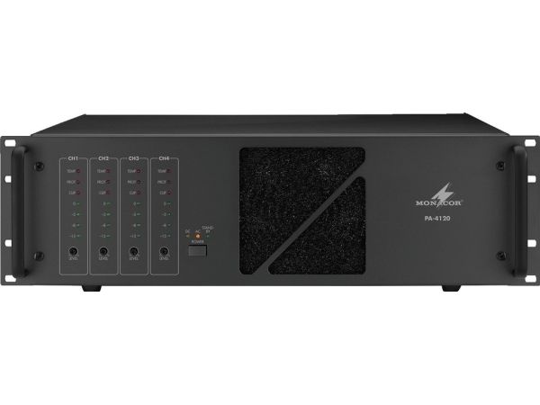 Monacor PA-4120 Forstrker 4x120W - Kraftfuld Lyd & Robust Design