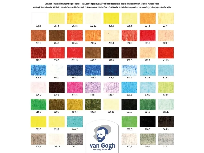 Van Gogh Soft pastel urban landscape selection set 60 colours | Skola & Hobby - Konstmaterial - Pastell färger | GameStuff