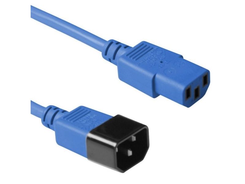 Microconnect - Strømkabel - Iec 60320 C14 Til Power Iec 60320 C13 - 1.8 M - Blå