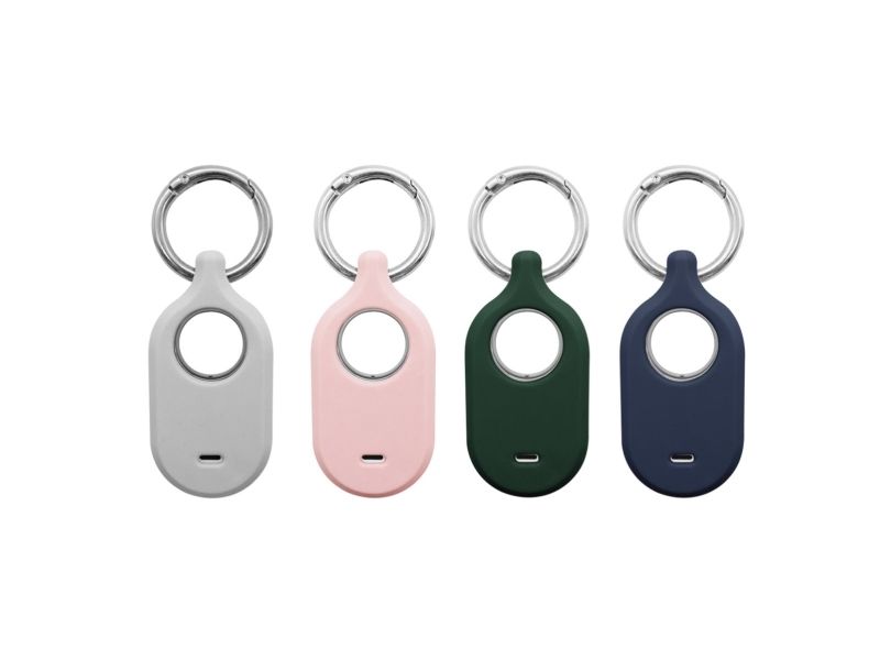 4smarts 540996, Boks, Blå, Grøn, Lyserød, Hvid, Samsung, Metal, Silikone, Stødbestandig, Ridseresistent, Stødresistent, Samsung Galaxy SmartTag2