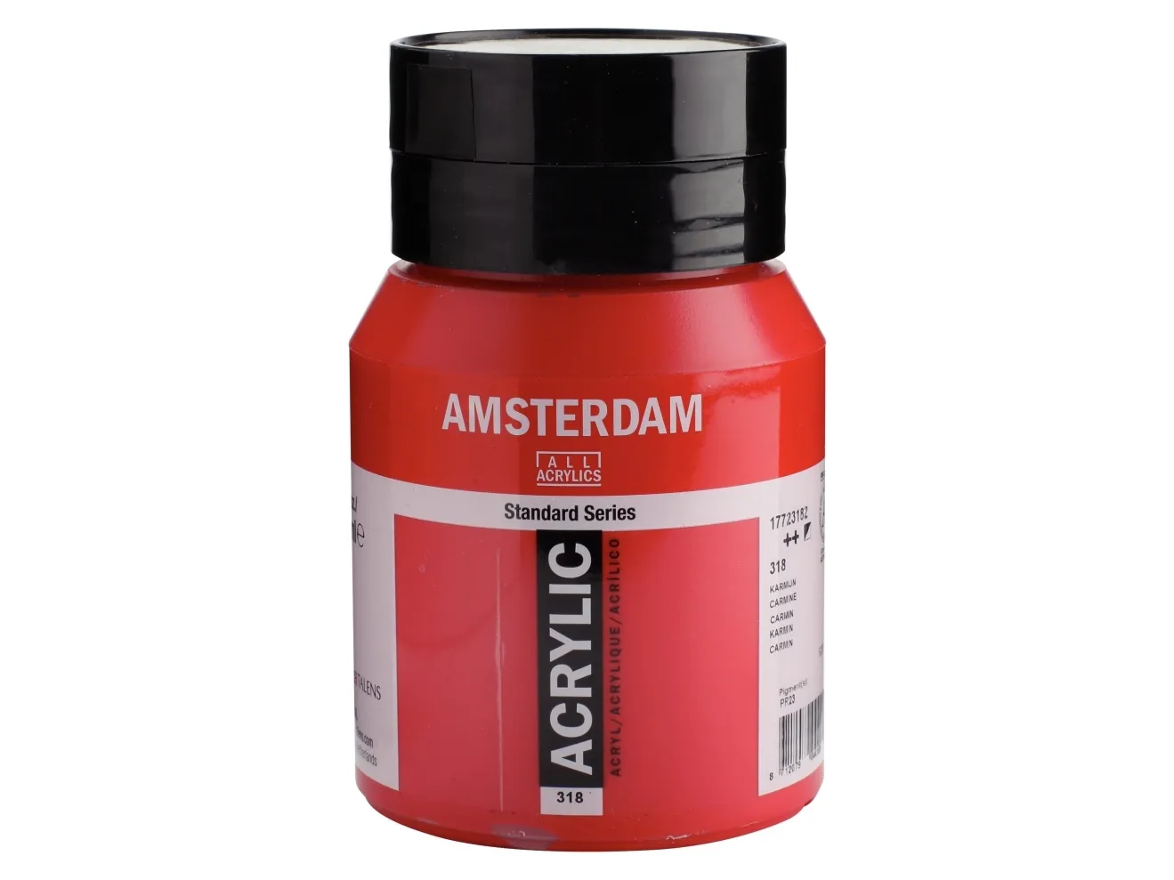Amsterdam Standard Series Acrylic Jar Carmine 318 | Skola & Hobby - Konstmaterial - Akryl & Akvareller | GameStuff