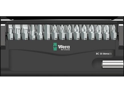 Wera 05057440001, 29 Stück(E), Phillips, Pozidriv, Geschlitzt, Torx Plus, 1/4", Ph 1, Ph 2, Ph 3, Pz 1, Pz 2, Pz 3, Tx10, Tx15, Tx20, Tx25, Tx30, Tx4