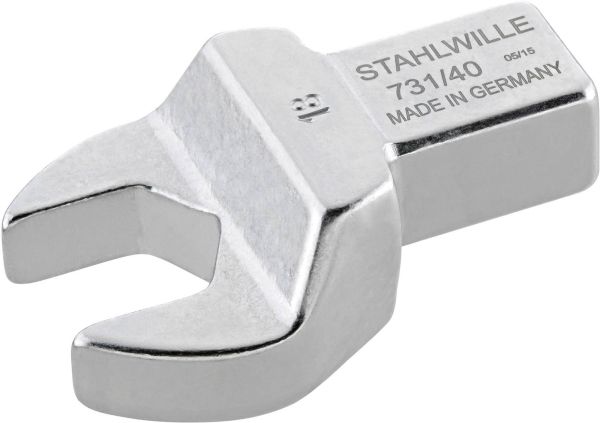 STAHLWILLE 58214022, Torque wrench end fitting, Krom, 1 stk, 165 g